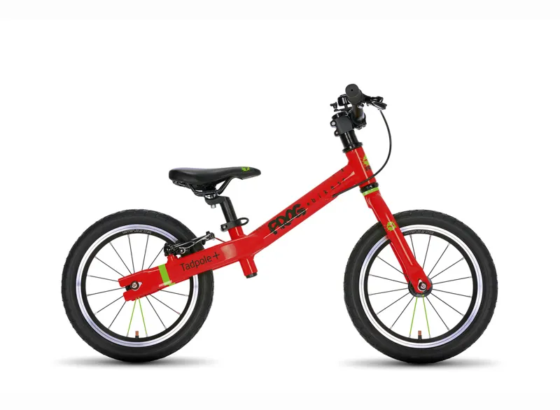 Frog Tadpole Plus - 14 Inch Kids Balance Bike - Red